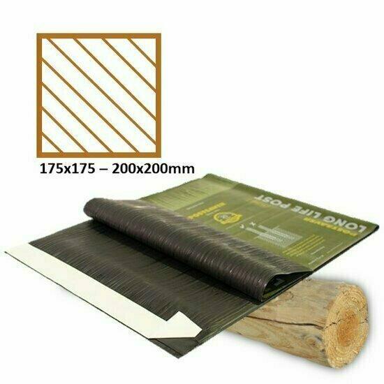 Postsaver Plus 70cm hoog - Vierkante paal 175x175 - 200x2..., Doe-het-zelf en Verbouw, Hout en Planken, Nieuw, Verzenden