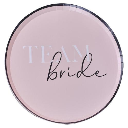 Borden Team Bride 25cm 8st, Hobby en Vrije tijd, Feestartikelen, Nieuw, Verzenden
