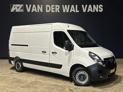 Opel Movano 2.3 Turbo 150pk L2H2 Euro6 Airco | Leder | 2500k, Auto's, Opel, Dealer onderhouden, Lease, Zwart, Handgeschakeld, Overige carrosserieën