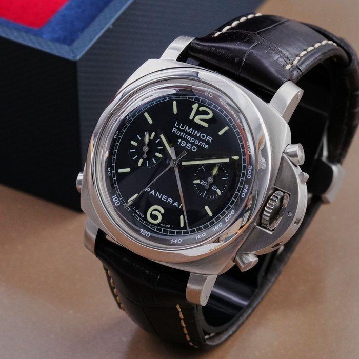 Panerai - Luminor 1950 Chrono Rattrapante - PAM00213 - Heren, Sieraden, Tassen en Uiterlijk, Horloges | Heren