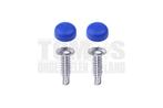 Kentekenplaat Bevestiging set 5.0x16mm Blauw, Ophalen of Verzenden, Nieuw