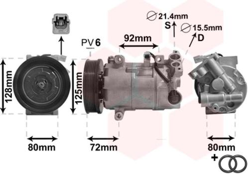 AIRCO COMPRESSOR VOOR RENAULT MEGANE III 2008-2013, Auto-onderdelen, Airco en Verwarming, Nieuw, Ophalen of Verzenden