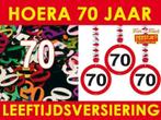 70 jaar feestversiering - Mega aanbod 70 jaar feestartikelen, Ophalen of Verzenden, Nieuw