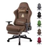 Ergonomische gamingstoel suède look met lendensteun, Huis en Inrichting, Bureaustoelen, Verzenden, Nieuw