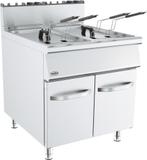 Combisteel Base 900 Friteuse | Gas | 19+19L | Aftapkranen |, Ophalen of Verzenden, Nieuw in verpakking