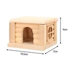 Houten Hamsterhuis met Raam – Schuilplaats voor Knaagdieren, Verzenden, Nieuw