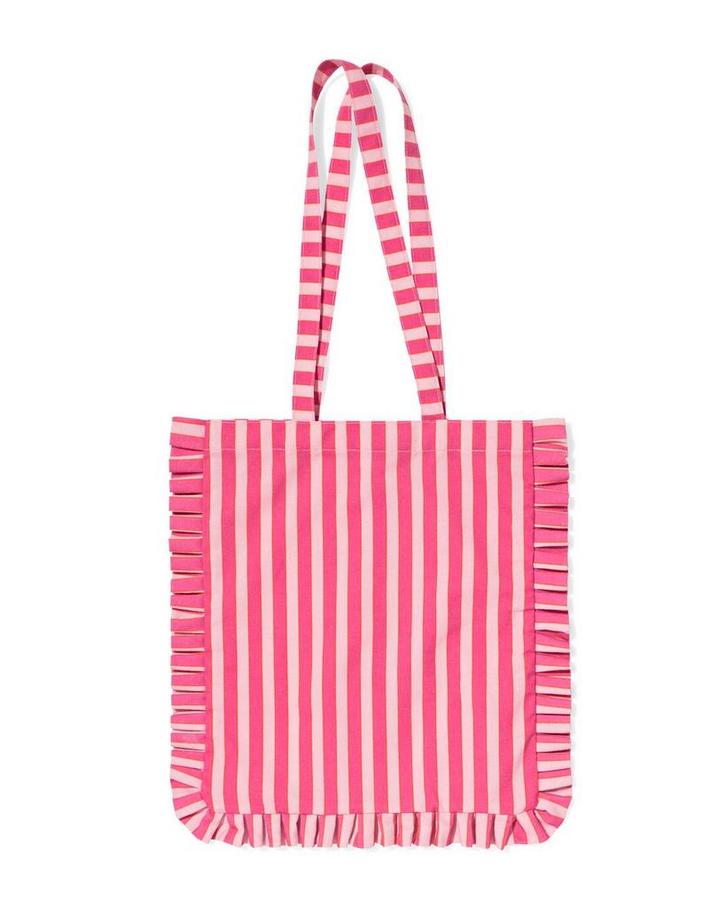 HEMA Canvas tas strepen, Diversen, Agenda's, Nieuw, Verzenden