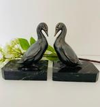 Boekensteunen (2) - Marmer, Metaal, Art Deco - Frankrijk, Antiek en Kunst