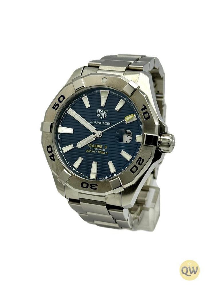 Tag Heuer Aquaracer 300M 43MM, Sieraden, Tassen en Uiterlijk, Horloges | Heren, Polshorloge, Gebruikt, TAG Heuer, Ophalen of Verzenden