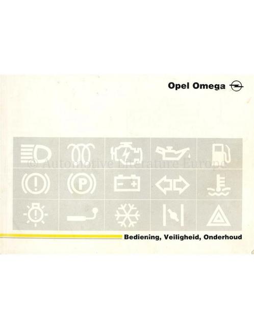 1989 OPEL OMEGA INSTRUCTIEBOEKJE NEDERLANDS, Auto diversen, Handleidingen en Instructieboekjes