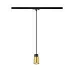 SLV 1-Fase-Rail pendel spot PURI 2.0 zwart/goud GU10, Huis en Inrichting, Lampen | Plafondlampen, Verzenden, Nieuw, Trendy verlichting