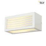 SLV BOX-L Wandlamp IP44 voor badkamers en buiten wit, Tuin en Terras, Buitenverlichting, Verzenden, Nieuw, Aluminium