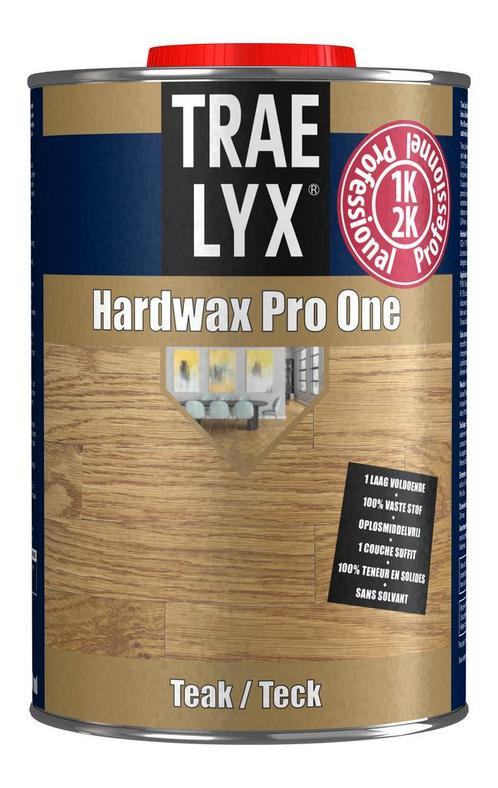 Trae lyx hardwax pro one 1 liter, teak, Doe-het-zelf en Verbouw, Verf, Beits en Lak, Nieuw, Verzenden
