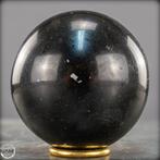 Natuurlijke zwarte toermalijn Sphere, uit Brazilië- 1344.99, Verzamelen, Mineralen en Fossielen