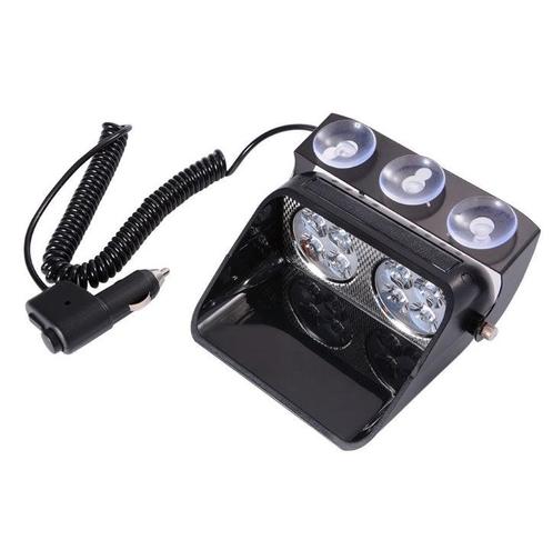 ORANJE 8 LED Dashboard Strobe Flash zwaailicht - Rond, Auto diversen, Tuning en Styling, Ophalen of Verzenden