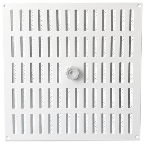 Aluminium afsluitbaar schuifrooster opbouw 350 x 350mm, Doe-het-zelf en Verbouw, Ventilatie en Afzuiging, Nieuw, Verzenden