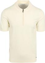 No Excess Half Zip Poloshirt Off White maat S Heren, Verzenden, Wit, Nieuw, No Excess