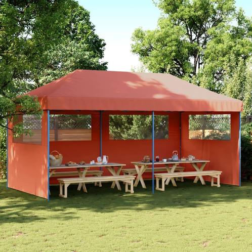 vidaXL Partytent inklapbaar pop-up met 3 zijwanden, Tuin en Terras, Partytenten, Partytent, Nieuw, Verzenden