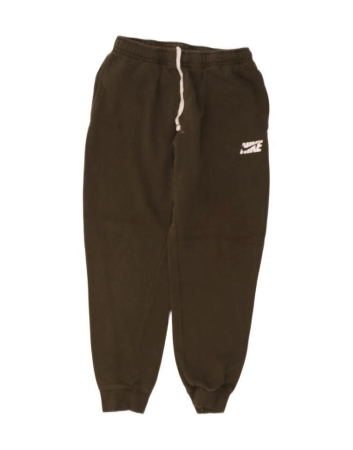 NIKE Mens Tracksuit Trousers Joggers Medium  Khaki Cotton, Kleding | Heren, Broeken en Pantalons, Verzenden