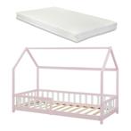 Kinderbed Hesel huisbed met matras en uitvalbeveiliging 90x2, Kinderen en Baby's, Kinderkamer | Bedden, Verzenden, Nieuw