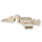 Foam speelset beige– 6-delig softplay klimtoestel met bal., Ophalen of Verzenden, Nieuw