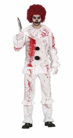 Clown Halloween Kostuum Heren Bloederig, Verzenden, Nieuw
