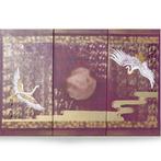 Ksavera - Japanese crane J386 - gold triptych - XXL - 150cm, Nieuw