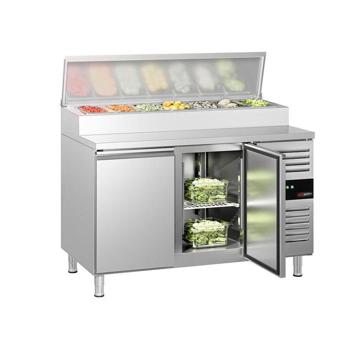 GGM Gastro | Voorbereidingstafel PREMIUM - 1510mm - 2 deuren, Zakelijke goederen, Horeca | Meubilair en Inrichting, Nieuw in verpakking