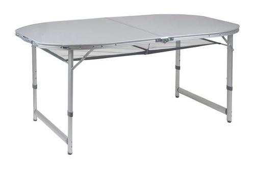 Bo-Camp Tafel Premium Ovaal Koffermodel 150x80 cm, Caravans en Kamperen, Kampeeraccessoires, Nieuw, Ophalen of Verzenden