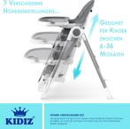 KIDIZ® 3in1 kinderstoel - Babystoel - Verstelbaar - Donkergr, Kinderen en Baby's, Verzenden, Nieuw