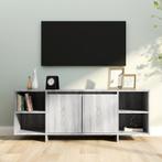 vidaXL Tv-meubel 130x35x50 cm bewerkt hout grijs sonoma, Huis en Inrichting, Kasten | Televisiemeubels, 100 tot 150 cm, Verzenden