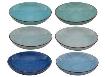Studio Tavola Pastaborden - Ocean Blue - Set van 6 - Ø 23 cm beschikbaar voor biedingen