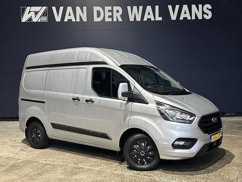 Ford Transit Custom 2.0 TDCI L1H2 Euro6 Airco | Navigatie |, Auto's, Bestelauto's, Handgeschakeld, Diesel, Zilver of Grijs, Ford