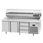 GGM Gastro | Pizza koelwerkbank Premium PLUS - 1980x700mm -, Verzenden, Nieuw in verpakking