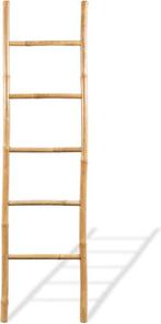 vidaXL - Handdoekladder - met - 5 - sporten - 150 - cm -, Ophalen of Verzenden, Nieuw