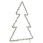 vidaXL Kerstverlichting kerstboom silhouet 115 LEDs warm wit, Diversen, Kerst, Verzenden, Nieuw