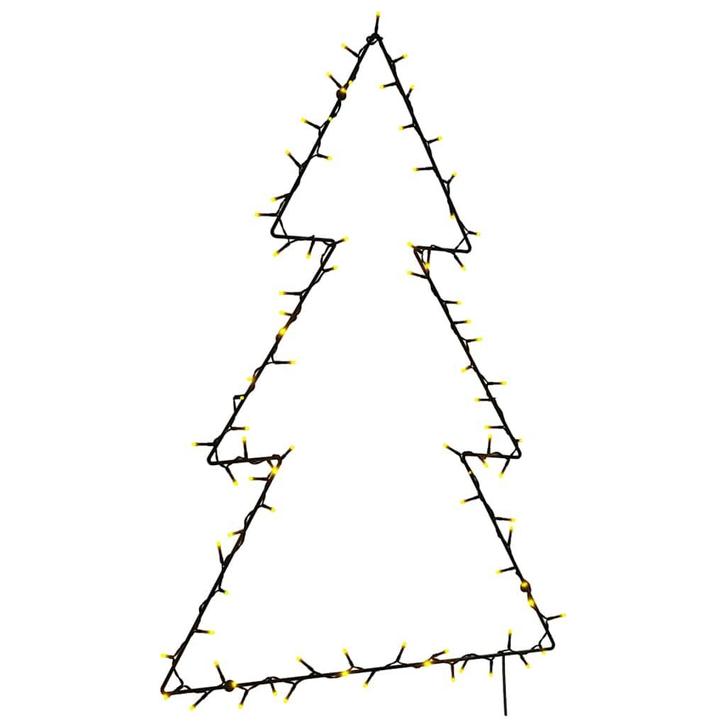 vidaXL Kerstverlichting kerstboom silhouet 115 LEDs warm wit, Diversen, Kerst, Nieuw, Verzenden