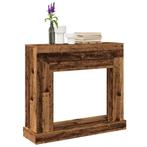 vidaXL Haardombouw 100x30x87,5 cm bewerkt hout oud, Huis en Inrichting, Haarden, Verzenden, Nieuw