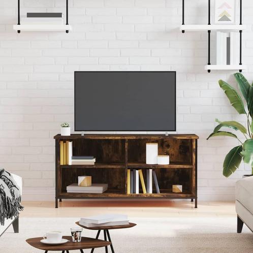 vidaXL Tv-meubel 100x40x50 cm bewerkt hout gerookt, Huis en Inrichting, Kasten | Televisiemeubels, 25 tot 50 cm, Nieuw, Overige houtsoorten