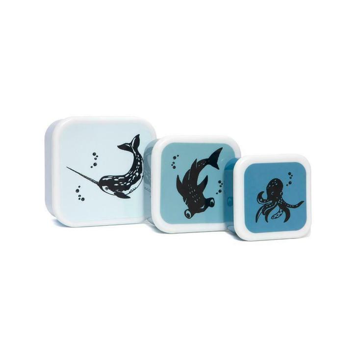 Petit Monkey Lunchboxen Sea Animals, Diversen, Schoolbenodigdheden, Nieuw, Ophalen of Verzenden