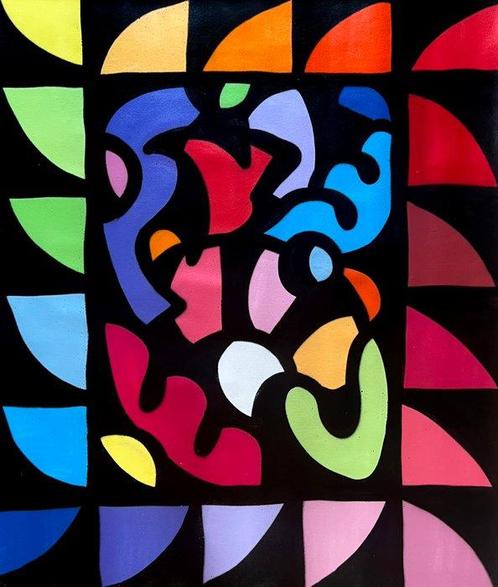 THECAVER - World in Colors 2, Antiek en Kunst, Kunst | Schilderijen | Modern