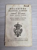 Gabriele malagrida - Relazione della condanna ed esecuzione, Antiek en Kunst, Antiek | Boeken en Bijbels