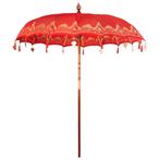 vidaXL Parasol Anders Rood x 250 cm, Tuin en Terras, Verzenden, Nieuw, 2 tot 3 meter