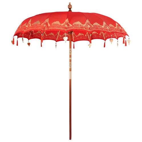 vidaXL Parasol Anders Rood x 250 cm, Tuin en Terras, Parasols, Nieuw, 2 tot 3 meter, Verzenden