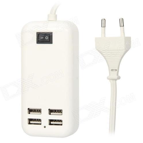 15W 4-Port USB opladergeschikt  voor mobiele telefoons &, Computers en Software, Laptop-opladers, Nieuw, Ophalen of Verzenden