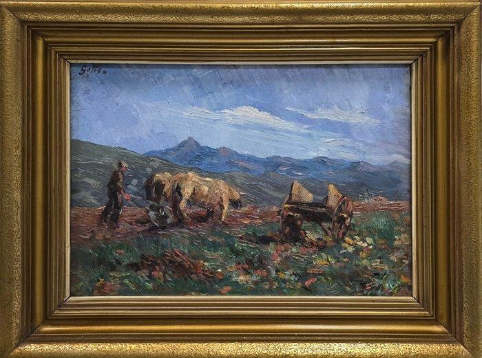 Manel Gelis (1915-2003) - Ritmo rural, Antiek en Kunst, Kunst | Schilderijen | Klassiek