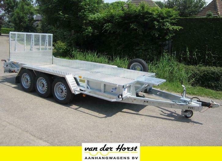 Ifor Willliams machinetransporter 429x178cm 3-ASSER/tridem, Auto diversen, Aanhangers en Bagagewagens