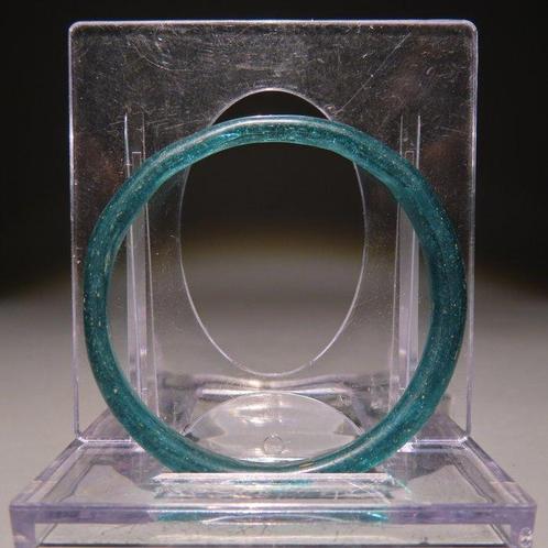 Oud-Romeins Glas Armband. 1e-3e eeuw n.Chr. 4,3 cm diameter., Verzamelen, Mineralen en Fossielen