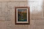 Firmato Ezio Cecchini (XX) - La casa in mezzo agli alberi, Antiek en Kunst