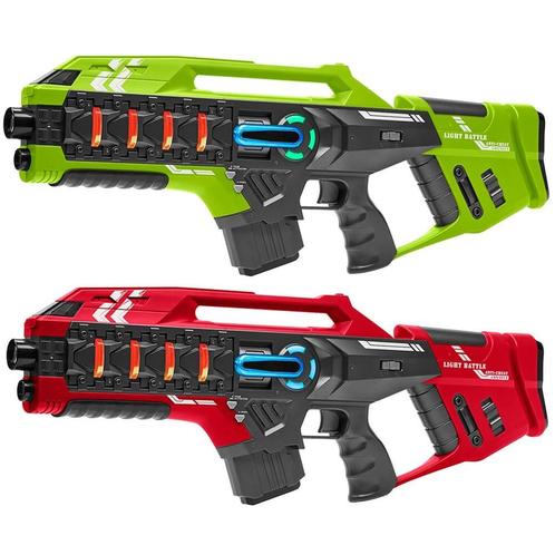 NIEUW: Light Battle Connect Lasergame set - 2 Lasergeweren, Kinderen en Baby's, Speelgoed | Buiten | Actiespeelgoed, Nieuw, Ophalen of Verzenden
